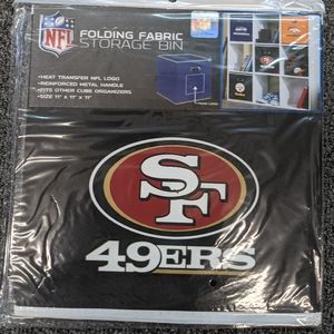 NFL 49ers Folding Frabic Storage Bin